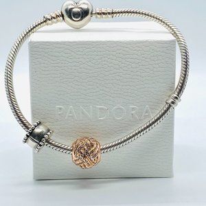 PANDORA Sparkling Love Knot Charm